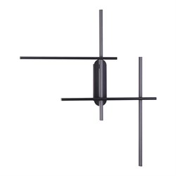 Odeon Light 3890/36WLP L-VISION ODL20 147 черный/металл Настенный светильник LED 3000K/4000K (перекл. ч/з тумблер) 36W 220V RUDY 3890/36WLP - фото 106162