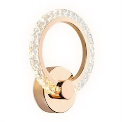 Ambrella Настенный светодиодный светильник FA419 GD золото 6400K/3000K/4200K 12W 230*190*60 FA419 - фото 106203