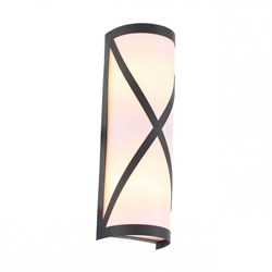 ST LUCE SL076.411.01 Светильник уличный настенный  Черный/Белый E27 2*60W SL076.411.01 - фото 106425