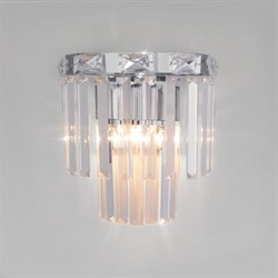Eurosvet 10130/1 / настенный светильник / хром/прозрачный хрусталь Strotskis a060645 a060645 - фото 106506