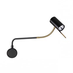 Odeon Light 4382/1W HIGHTECH ODL23 173 черный/античная бронза/металл Настенный св-к выкл. на плафоне IP20 LED GU10 10W GIGI 4382/1W - фото 106545