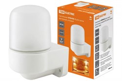 TDM Белый Светильник НПБ400-2 для сауны настенный, угловой, IP54, 60Вт SQ0303-0050 - фото 106550