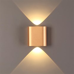 Odeon Light 4212/2WL HIGHTECH ODL21 золот/металл Настенный светильник IP20 LED 2W 241Лм 3000K MAGNUM 4212/2WL - фото 106653