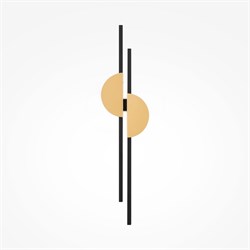 Maytoni Modern Настенный светильник (бра) Skyline Черный MOD179WL-L22BS4K - фото 107089