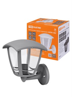 TDM Светильник садово-парковый "СИТИ" НБУ 07-60-001 У1 4-х гранник настенный вверх серый SQ0330-1320 - фото 107112