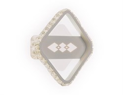 Ambrella Настенный светодиодный светильник с хрусталем FA225 WH белый LED 6400K+3000K/4200K 24W 200*200*40 FA225 - фото 107210