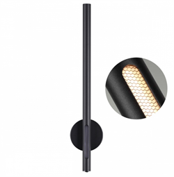 Odeon Light 6643/7WL HIGHTECH ODL24 черный/металл/акрил Настенный светильник (выкл на корпусе) IP20 LED 10W 3000K 220V MALI 6643/7WL - фото 107227