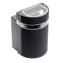 Gauss Светильник садово-парковый Enigma настенный архитектурный, GU10, 100*105*155mm, 170-240V / 50Hz, 1xMax.50W, IP54, 8 GD160 - фото 107308