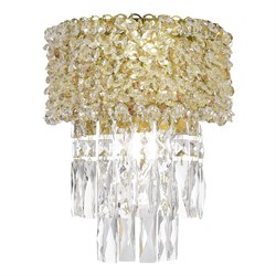 ST LUCE SL1637.301.02 Светильник настенный Латунь/Прозрачный, Янтарный E14 2*60W SL1637.301.02 - фото 107788