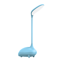 Светильник настольный Gauss Qplus модель GTL701 6W 330lm 2700-6000K  5V Li-ion 1200mA голубой детский диммируемый LED 1/10/30 GT7016 - фото 107959