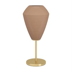 Eglo 900814 Настольная лампа CAPRAROLA, 1X40W (E27), H460, сталь, матовая латунь / матовое стекло, песочн 900814 - фото 108042