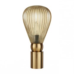 Odeon Light 5402/1T MODERN ODL_EX23 21 золотой/янтарный/металл/стекло Настольная лампа E14 1*40W ELICA 5402/1T - фото 108167