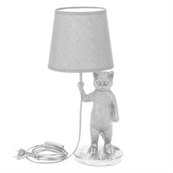 Светильник декоративный настольный МОБИ "Кот с зонтом" , с цоколем Е14, 40 Вт, цвет белый REXANT 603-1019 - фото 108173