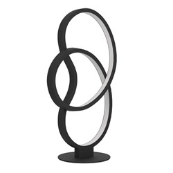 Eglo 900951 Настольная лампа GIANELLA, 12W (LED), 3000K, 1100lm, L220, B130, H400, сталь, черный / пластик, белый 900951 - фото 108303