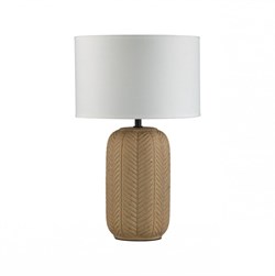 Lumion 5665/1T MODERNI LN23 125 бежевый, белый Настольная лампа E27 40W 220V CHI 5665/1T - фото 108444