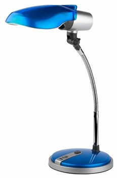 ЭРА NE-301-E27-15W-BU Синий Настольный светильник C0044900 - фото 108510