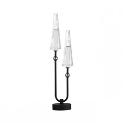 Odeon Light 5429/10TL MODERN ODL_EX24 черный матов./прозрачный/металл/стекло/акрил Настольная лампа LED 10W 3000K 740Лм FUNGO 5429/10TL - фото 108526