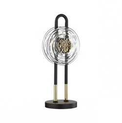 Odeon Light 5407/12TL MODERN ODL_EX24 черный/золотой/металл/стекло Настольная лампа LED 12W 3000K 1005Лм MAGNET 5407/12TL - фото 108596