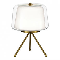 ST LUCE SL6127.304.01 Светильник настольный Латунь/Белый, Прозрачный LED 1*16W 3000K SL6127.304.01 - фото 108715