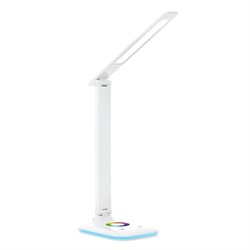 Ambrella Светодиодная настольная лампа с RGB подсветкой DE530 WH белый LED 3000-6400K+RGB 8W DE530 - фото 108780