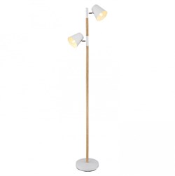 Lussole LGO Торшер металл белый/сосна LSP-0628 - фото 109274