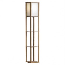 Lussole LGO Дерево Коричневый /  Ткань Торшер E27 150W LSP-0332 - фото 109475