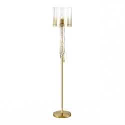 Odeon Light 4886/1F HALL ODL_EX23 41 бронзовый/янтарн./металл/стекло Торшер E27 1*40W NICOLE 4886/1F - фото 109547