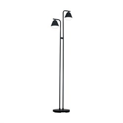 Eglo 99036 Торшер PALBIETA, 2x3W(GU10-LED), сталь, черный/пластик, прозрачный, сатиновый 99036 - фото 109625