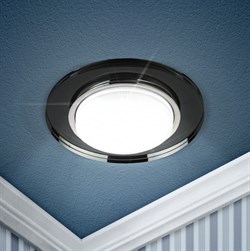 ЭРА DK80 BK Черный Светильник под лампу Gx53, 220V,13W Б0019577 - фото 109704