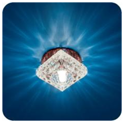 Italmac Bohemia 220 15 74 Светильник декоративный из огранненого стекла, G9, пурпур Bohemia 220 15 74 - фото 109739