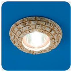 Italmac Светильник неповоротный античный кмаень MR 16 Verona 51 21 20 - фото 109768