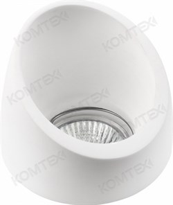 Comtech IMPERIA Светильник точечный неповорот,50W, ГЛН/LED/КЛЛ GU5.3, IP20, 12V, белый 15044671 - фото 109798