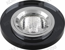 Comtech Apus Светильник точечный литой неповоротный со стеклом, черный, 50Вт, G5.3IP20,12В 15044531 - фото 109800