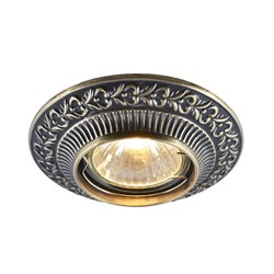 Arte Lamp Occhio Бронза Светильник точечный встаиваемый 50W GU10(G5,3) A5280PL-1AB - фото 109982