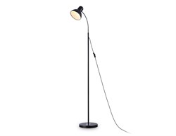 Ambrella Светильник напольный с выключателем на проводе TR97656 BK черный E27 max 40W D140*1450 TR97656 - фото 110232