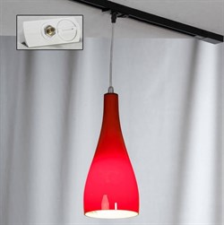 Lussole S.R.L Металл Хром /  Стекло трековый светильник однофазный E27 60W LSF-1156-01-TAW - фото 110607