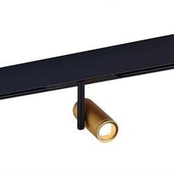 ST LUCE ST808.236.08 Магнитный трековый светильник Золотистый LED 1*8W 3000K 550Lm Ra>90 IP20 D42xH135 48VV ST808.236.08 - фото 110618