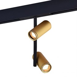 ST LUCE ST808.236.16 Магнитный трековый светильник Золотистый LED 1*16W 3000K 1 100Lm Ra>90 IP20 D45xH240 48VV ST808.236.16 - фото 110633
