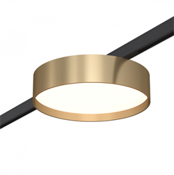 ST LUCE ST670.336.12 Магнитный трековый светильник Латунь LED 1*12W 3000K 500Lm Ra>80 100° IP20 D113xH34 24V ST670.336.12 - фото 110782