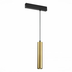 ST LUCE ST507.303.01 Светильник трековый Золотистый GU10 1*50W  IP20 D54xH290 180-240V Без ламп ST507.303.01 - фото 110808