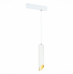 ST LUCE ST508.503.01 Светильник трековый Белый GU10 1*50W  IP20 D60xH300 180-240V Без ламп ST508.503.01 - фото 110868