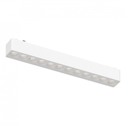 ST LUCE ST673.536.12 Магнитный трековый светильник Белый LED 1*12W 3000K 710Lm Ra>90 36° IP20 L230xW26xH24 48V ST673.536.12 - фото 110929