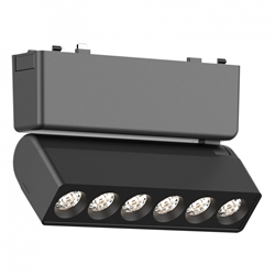 ST LUCE ST675.436.06 Магнитный трековый светильник Черный LED 1*6W 3000K 360Lm Ra>90 >90 IP20 L122xW26xH80 48V ST675.436.06 - фото 111024