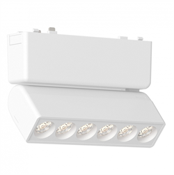 ST LUCE ST675.546.06 Магнитный трековый светильник Белый LED 1*6W 4000K 360Lm Ra>90 >90 IP20 L122xW26xH83 48V ST675.546.06 - фото 111067