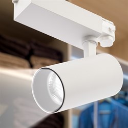 ЭРА Трековый светильник трёхфазный SТR-30-36-40K-W30 узкий луч 4000K белый Б0049754 - фото 111077