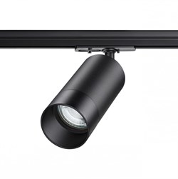 Novotech 370861 PORT NT22 черный Светильник трековый однофазный двухжильный IP20 GU10 9W 220V SLIM 370861 - фото 111090