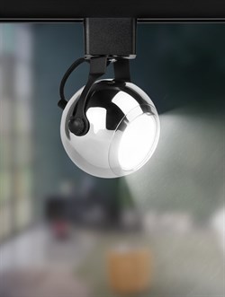 ЭРА Трековый светильник однофазный TR35-GU10 CH MR16 хром под лампу Б0053298 - фото 111178