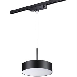 Novotech 358768 PORT NT21 064 черный Однофазный трековый светодиодный светильник, длина провода 1.2м IP20 LED 30W 4000K 2600Лм 100-265V PROMETA 358768 - фото 111584