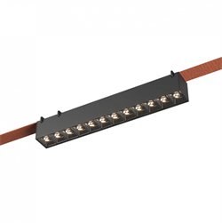 ST Luce ST455.436.12 Св-к трек. Черный LED 1*12W 3000K 1 050Lm Ra90 24/40 IP20 L323xW40xH45 48V ST455.436.12 - фото 112151