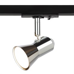 ЭРА Трековый светильник однофазный ЭРА TR37-GU10 CH под лампу MR16 хром Б0053305 - фото 112203